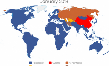 Harta globale e rrjeteve sociale, Facebook më i preferuari në Shqipëri